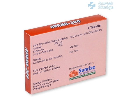 Köp Avana online - Hitta det bästa priset för produkter med Avanafil i Sverige